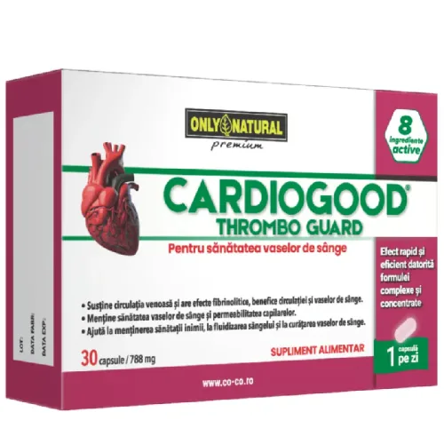 Cardiogood 30cps Only Natural — preț și oferte