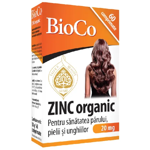 Zinc Organic 60cps Bioco — preț și oferte