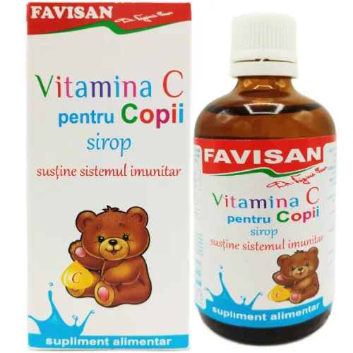 Vitamina C pt.Copii Sirop 100ml Favisan — preț și oferte