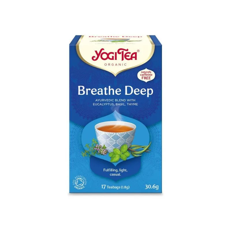 Yogi Tea Ceai Respiratie Profunda, 17 plicuri — preț și oferte