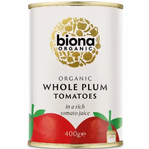 Rosii Decojite Maruntite cu Busuioc Bio 400gr Biona — preț și oferte