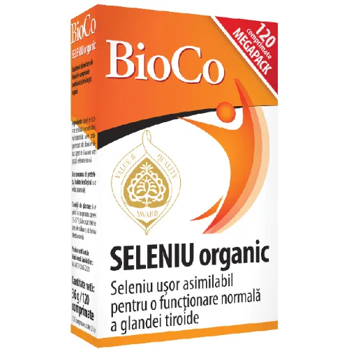 Seleniu Organic 120cpr Bioco — preț și oferte