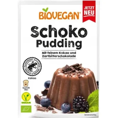 Budinca Cacao, fara gluten, Eco, 55g, Biovegan — preț și oferte