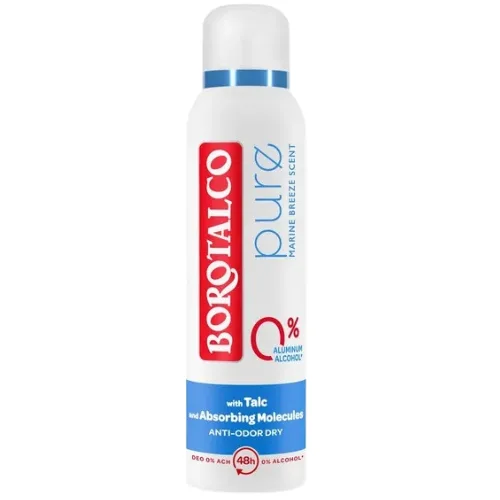 Deodorant Spray Pure Marine Breeze (0% Aluminium) 150ml Borotalco — preț și oferte