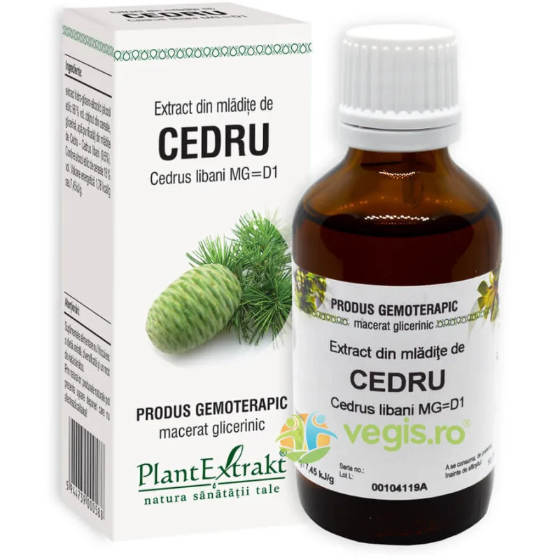 Extract din Mladite de Cedru 50ml PLANTEXTRAKT — preț și oferte