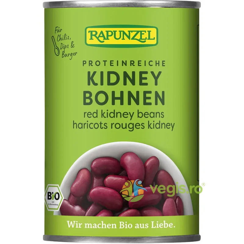 Fasole Kidney Rosie in Doza Ecologica/Bio 400g Rapunzel — preț și oferte