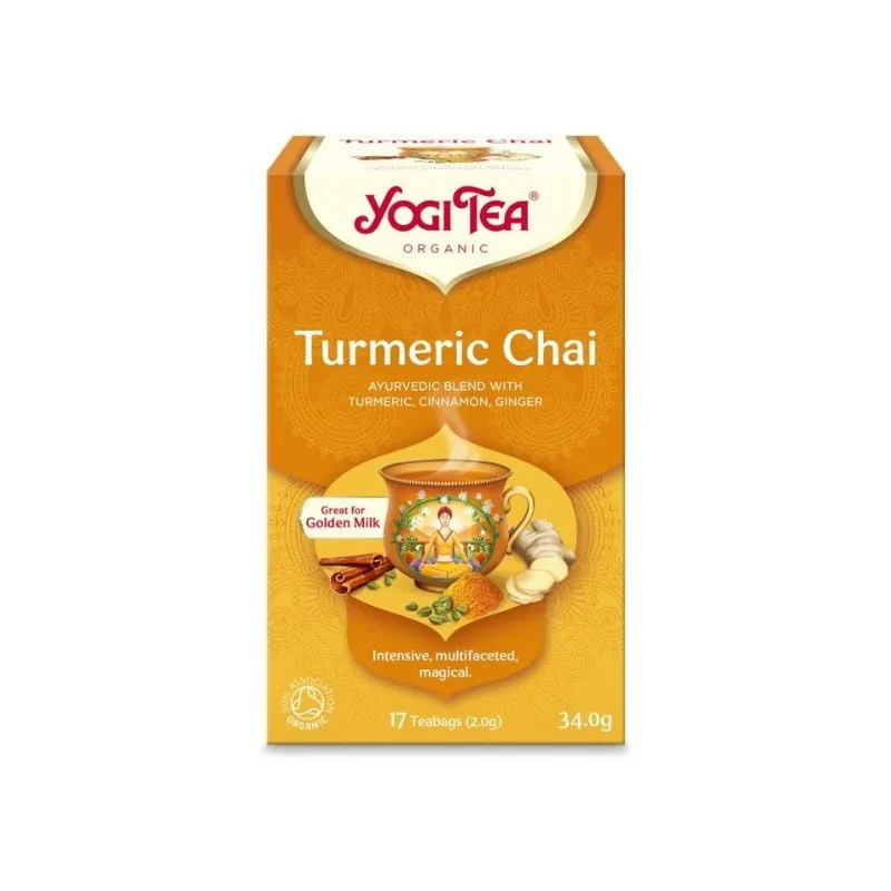 Yogi Tea Ceai din curcuma/turmeric, 17 plicuri — preț și oferte