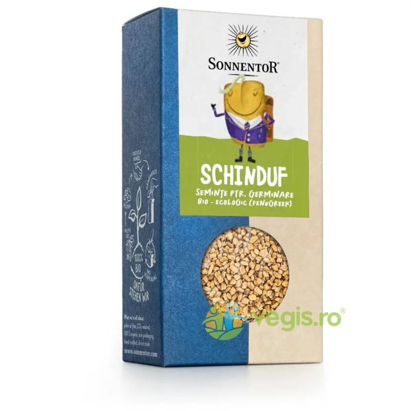 Seminte de Schinduf pentru Germinat Ecologice/Bio 120g SONNENTOR — preț și oferte