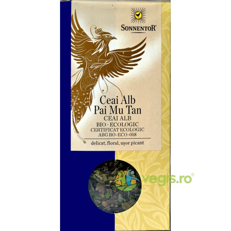 Ceai Alb Pai Mu Tan Ecologic/Bio 40g SONNENTOR — preț și oferte