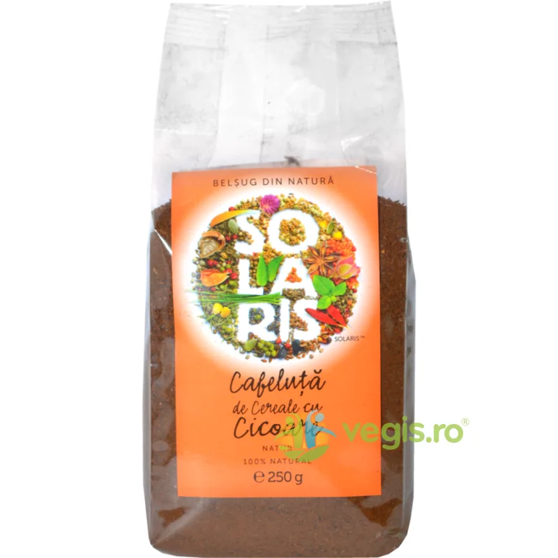 Cafeluta de Cereale cu Cicoare Natur Punga 250gr SOLARIS — preț și oferte