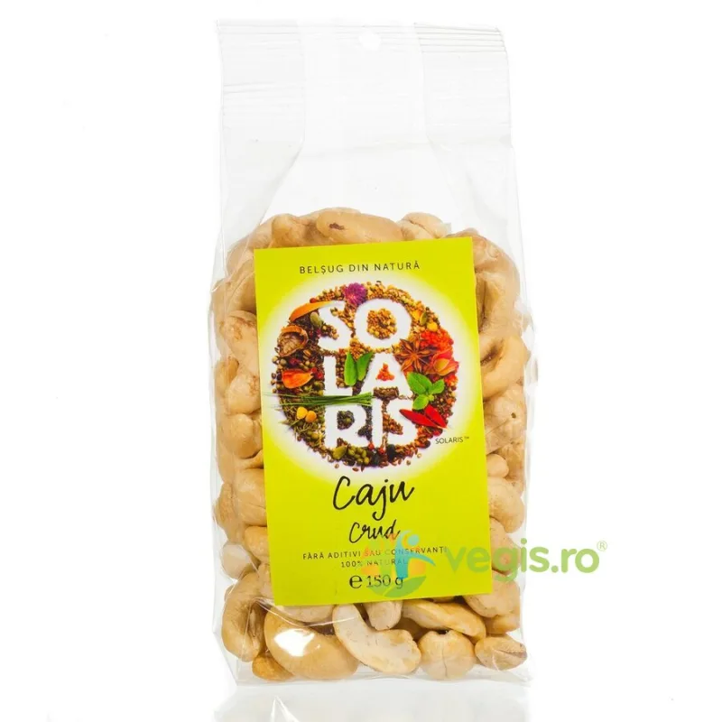 Caju crud 150gr SOLARIS — preț și oferte