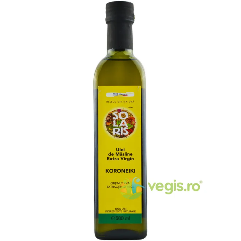 Ulei de Masline Extra Virgin (Koroneiki) 500ml SOLARIS — preț și oferte