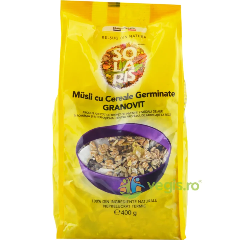 Musli cu Cereale Germinate Granovit 400g SOLARIS — preț și oferte