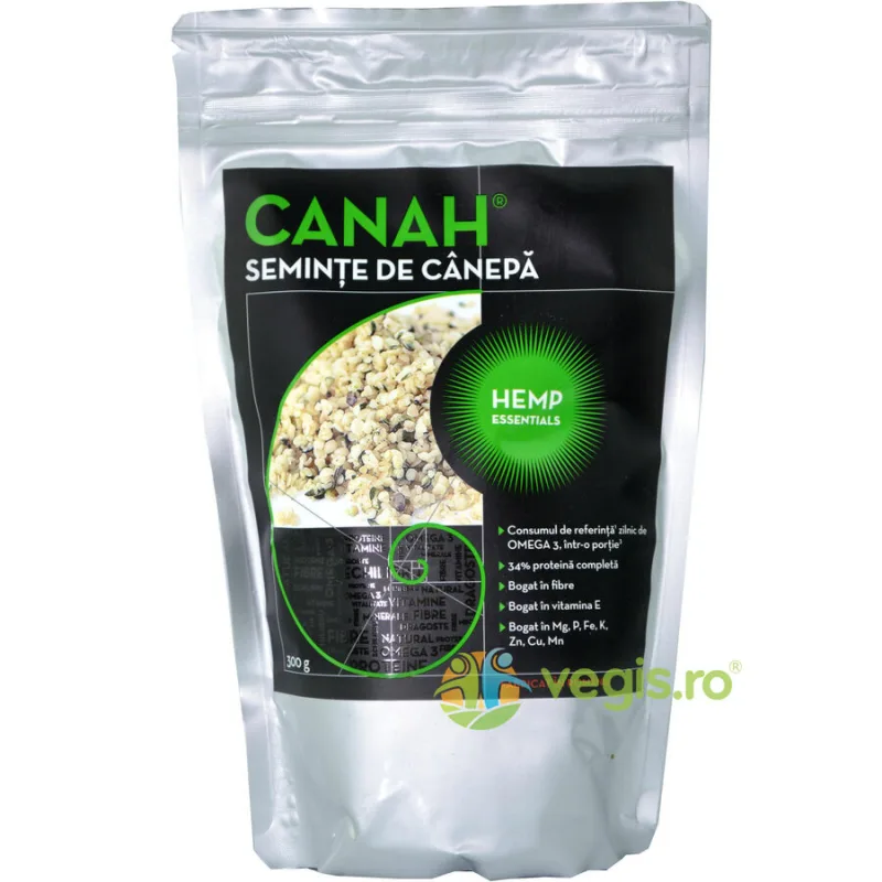 Seminte Decorticate De Canepa 300gr Canah — preț și oferte