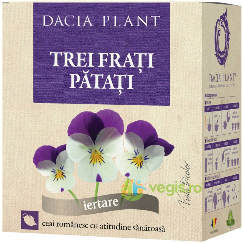 Ceai de Trei Frati Patati 50g DACIA PLANT — preț și oferte