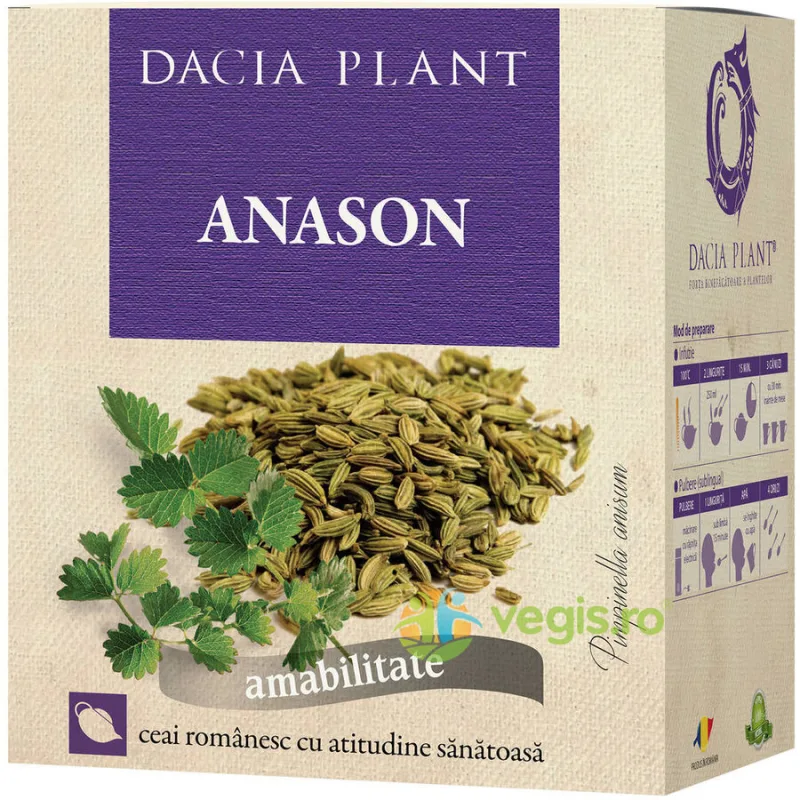 Ceai de Anason 50g DACIA PLANT — preț și oferte