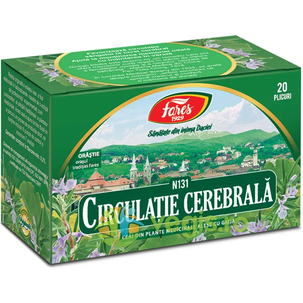 Ceai Circulatie Cerebrala 20dz FARES — preț și oferte