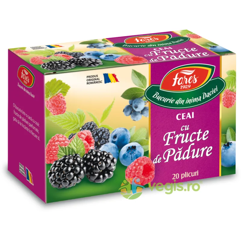 Ceai cu Fructe De Padure 20dz FARES — preț și oferte