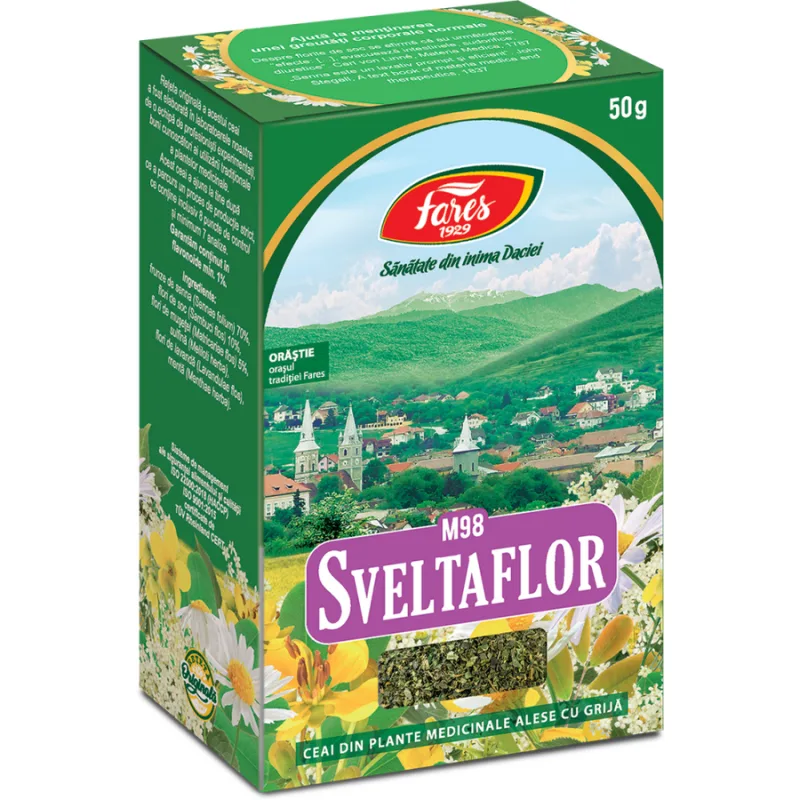 Ceai pentru Slabit Sveltaflor (M98) 50g FARES — preț și oferte