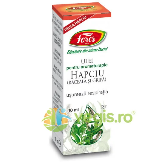 Ulei Esential Aromaterapie Hapciu (Raceala si Gripa) (R7) 10ml FARES — preț și oferte