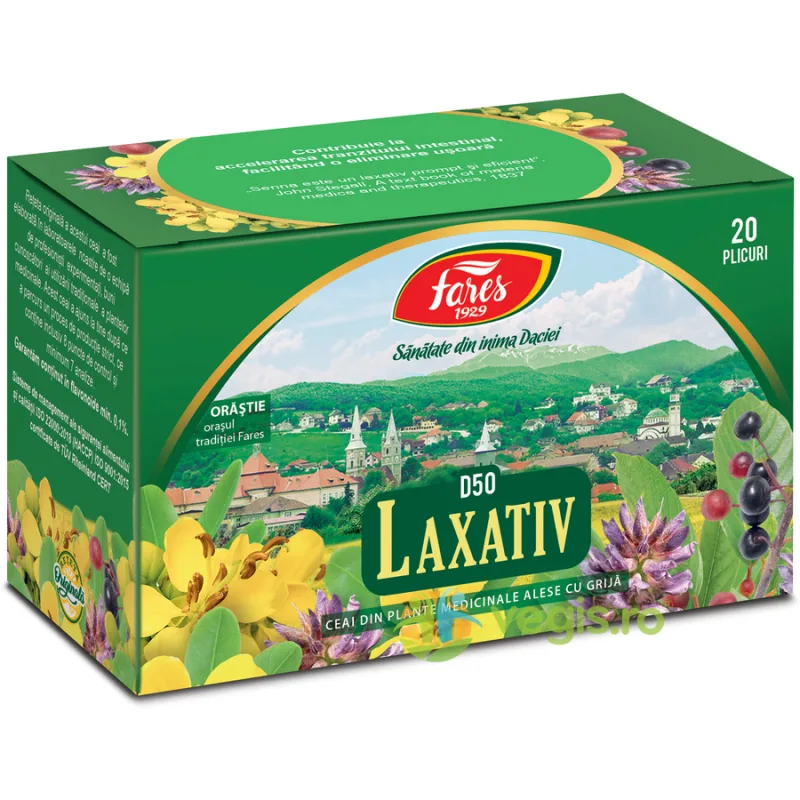 Ceai Laxativ 20dz FARES — preț și oferte
