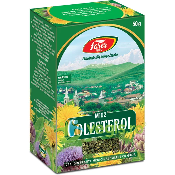 Ceai Colesterol M102 50g FARES — preț și oferte