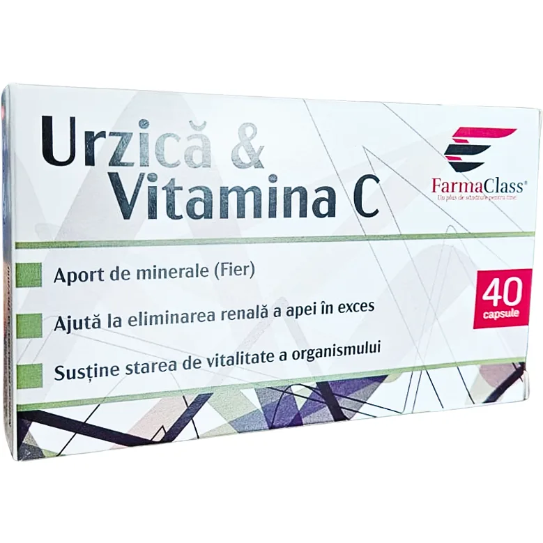 Urzica si Vitamina C 40cps Farmaclass — preț și oferte