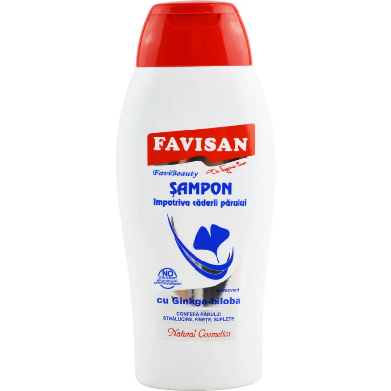 Sampon Contra Caderii Parului cu Ginkgo Biloba 250ml Favisan — preț și oferte
