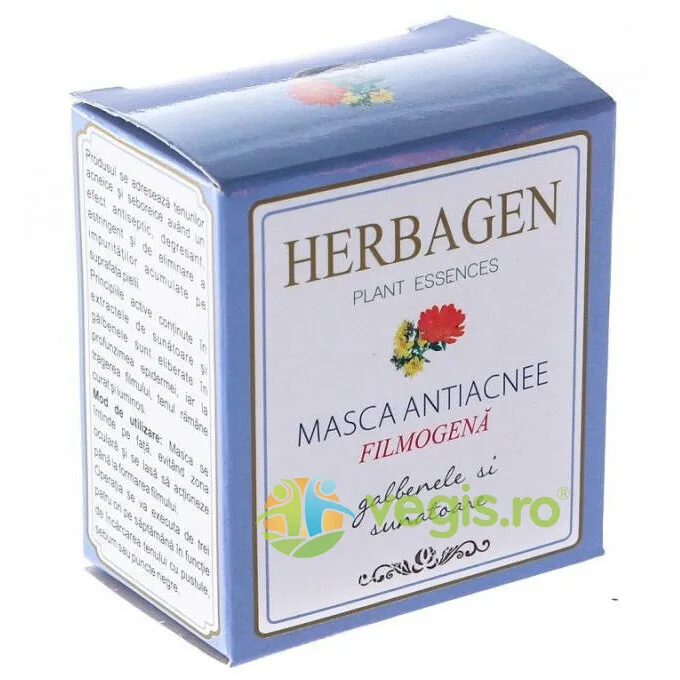 Masca Antiacnee Filmogena 60ml Herbagen — preț și oferte