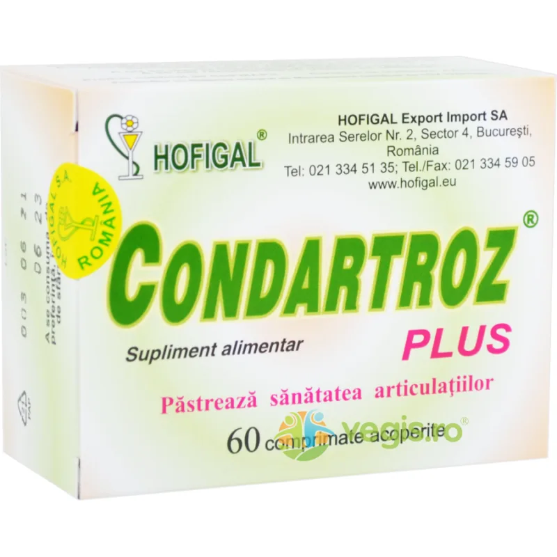 Condartroz Plus 60cpr HOFIGAL — preț și oferte
