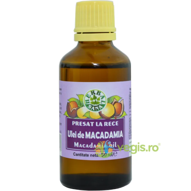 Ulei de Macadamia Presat la Rece 50ml Herbavit — preț și oferte