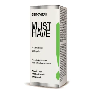Ser antirid si fermitate 10% Peptide Must Have, 30 ml, Gerovital Must Have