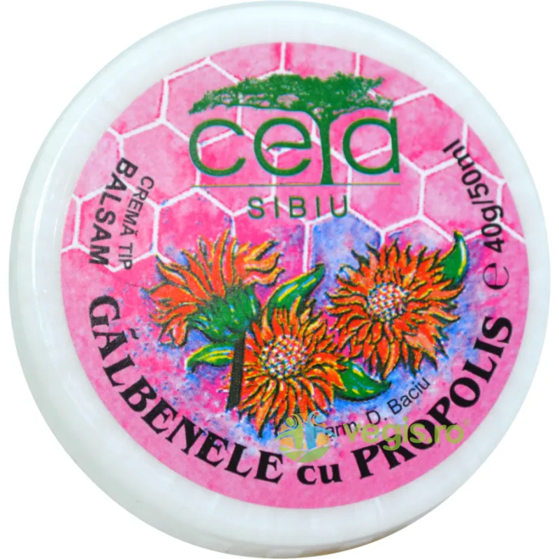 Unguent Galbenele+Propolis 40gr Ceta Sibiu — preț și oferte