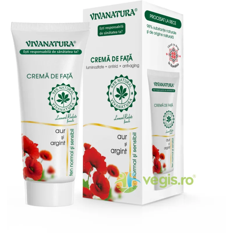 Crema De Fata Cu Aur si Argint 75ml — preț și oferte