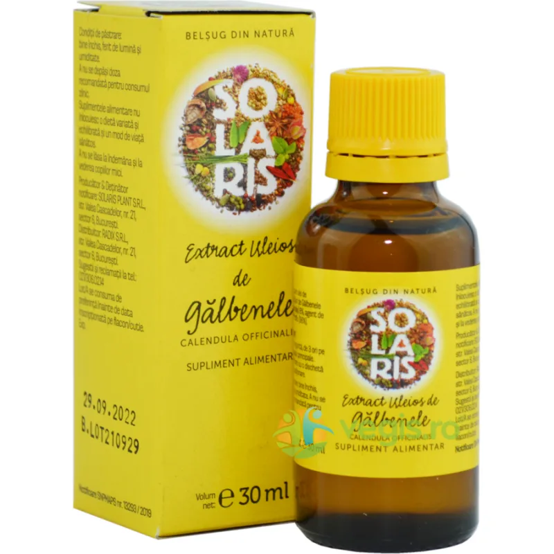 Extract Uleios Galbenele 30ml SOLARIS — preț și oferte