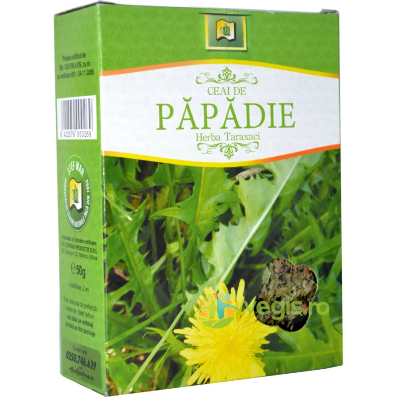 Ceai Papadie Frunze 50gr Stef Mar — preț și oferte