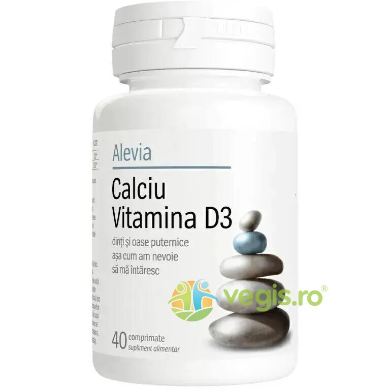 Calciu Vitamina D3 40cpr ALEVIA — preț și oferte
