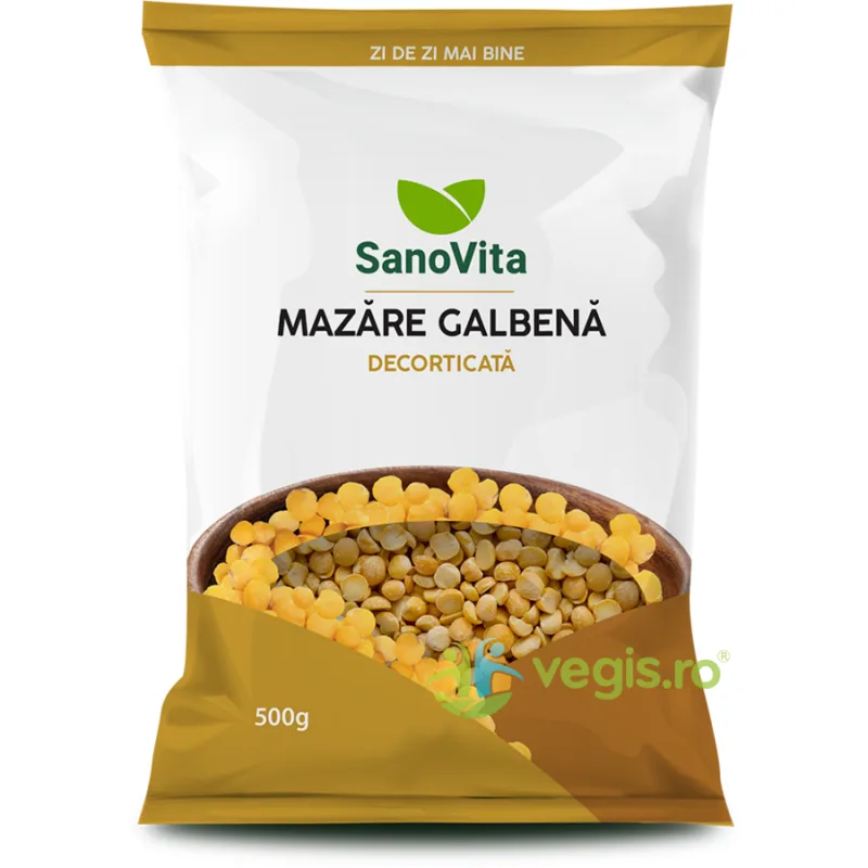 Mazare Galbena Decorticata 500g SANOVITA — preț și oferte