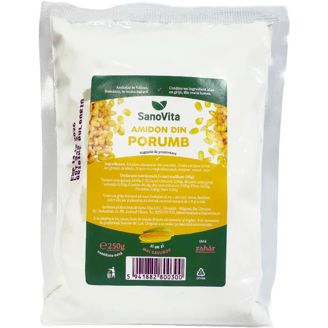 Amidon din Porumb 250g SANOVITA — preț și oferte