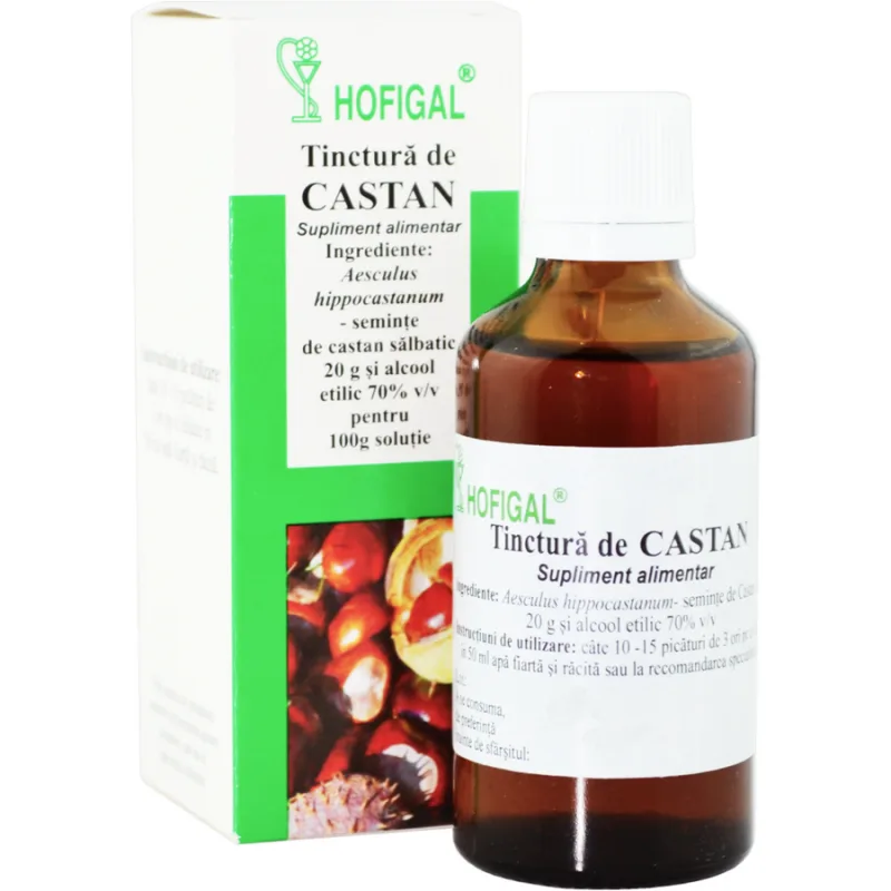 Tinctura de Castan 50ml HOFIGAL — preț și oferte