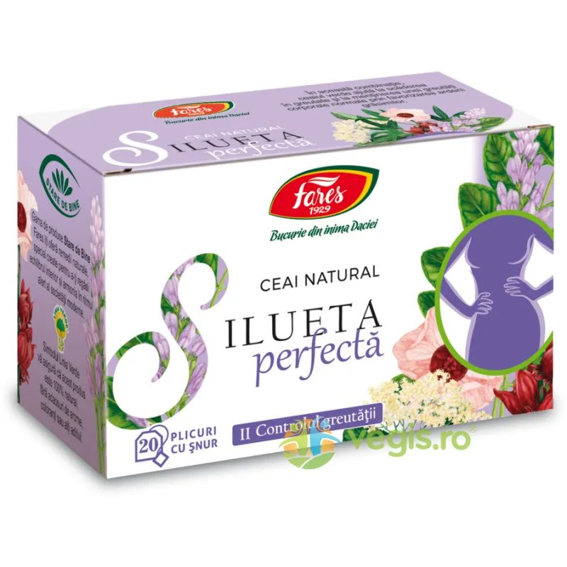 Ceai Silueta Perfecta 2- Controlul Greutatii Stare De Bine - 20dz FARES — preț și oferte