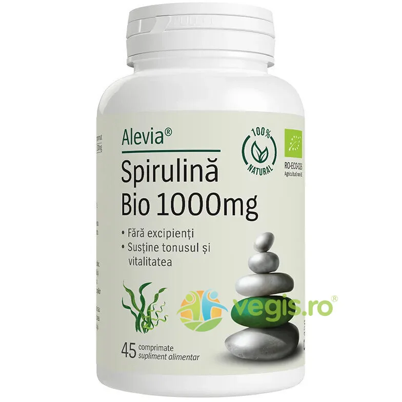 Spirulina 1000mg Ecologica/Bio 45cpr ALEVIA — preț și oferte