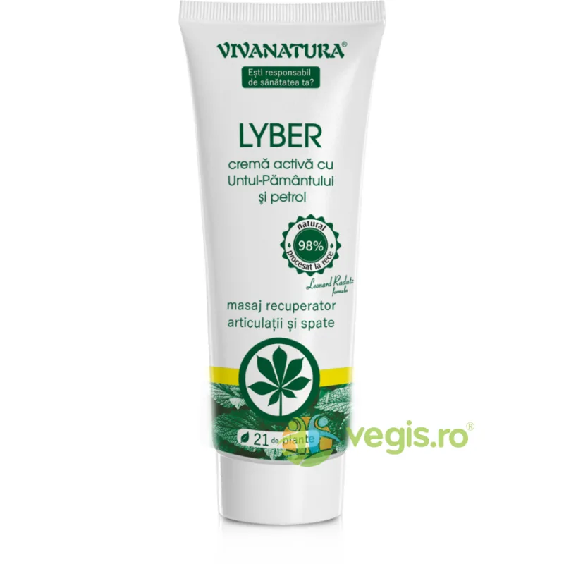 Crema Lyber Activa Antireumatica cu Untul Pamantului si Petrol 250ml — preț și oferte
