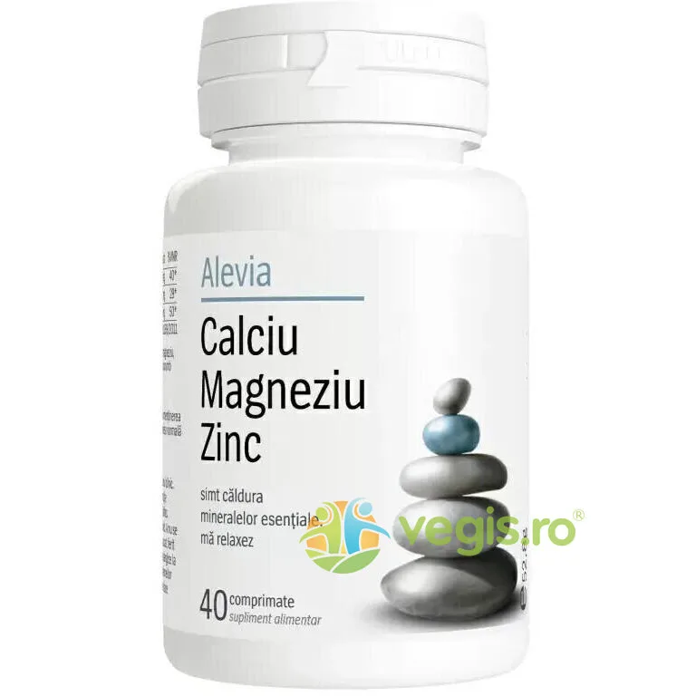 Calciu Magneziu Zinc 40cpr ALEVIA — preț și oferte