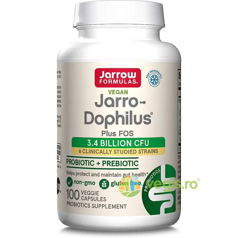 Jarro-Dophilus + Fos (Probiotice) 100cps Secom, Jarrow Formulas — preț și oferte