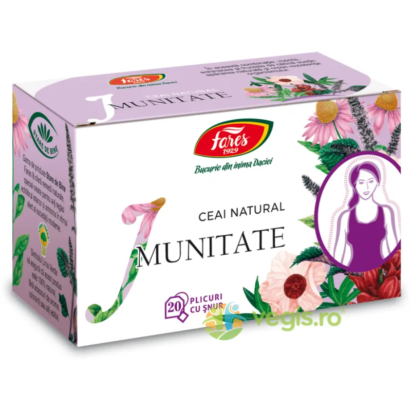 Ceai Imunitate Stare De Bine (F191) 20dz Snur FARES — preț și oferte