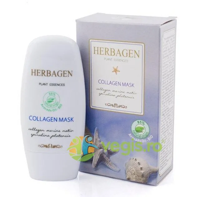 Masca Colagen+Spirulina Bio 50ml Herbagen — preț și oferte