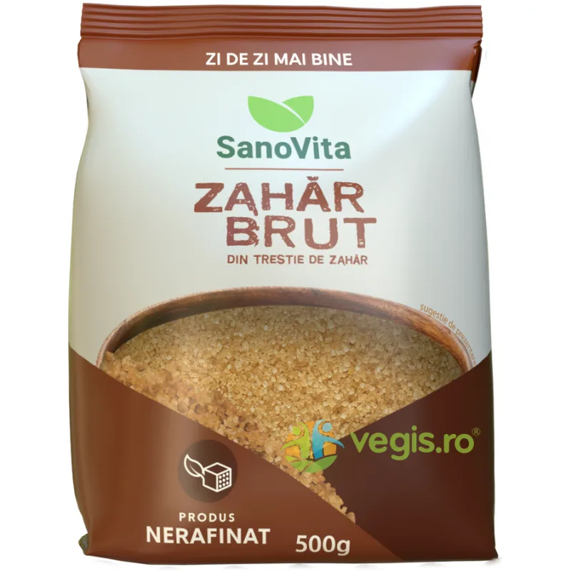 Zahar Brut 500g SANOVITA — preț și oferte