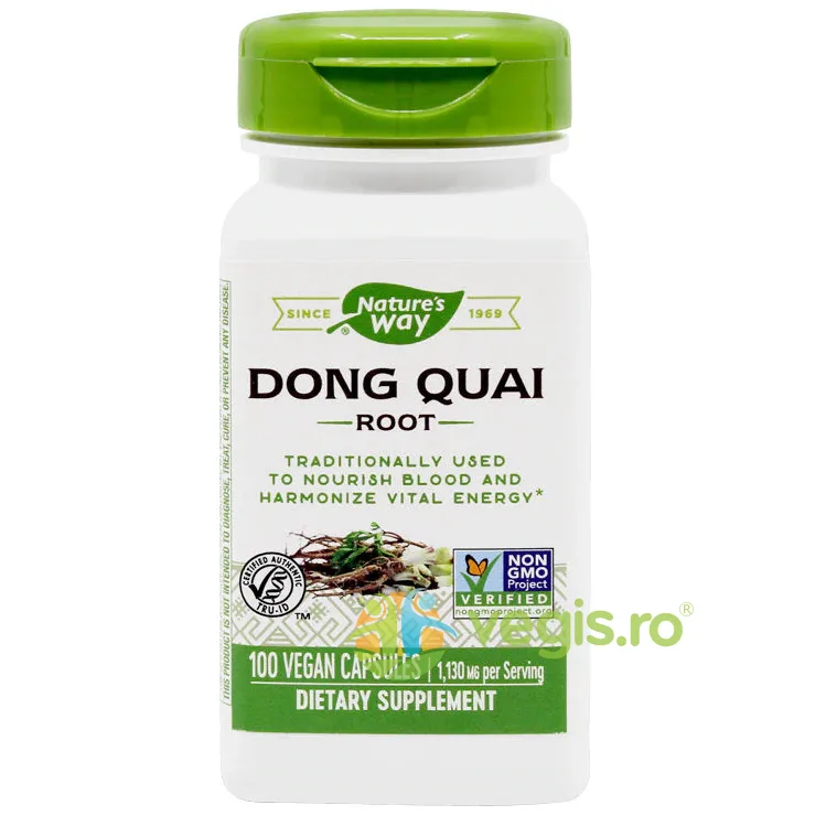 Dong Quai Root (Angelica) 100Cps Secom, Nature's Way — preț și oferte