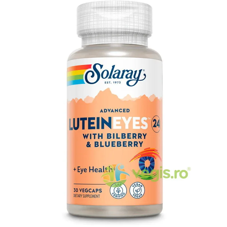 Lutein Eyes Advanced 30cps Secom, Solaray — preț și oferte